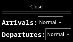 the two dropdowns in question