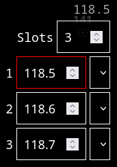 frequency selector