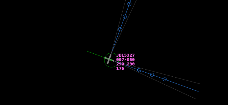 split image of the strip for a takeoff, then an aircraft taking off of the runway